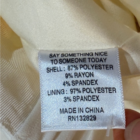 Women’s LPA Carlotta tailored ivory pants- Size XS - Picture 11 of 12